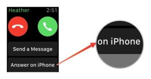 answer on phone