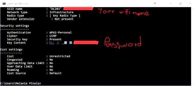 Wifi User Name and Password